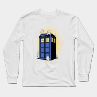 ADIPOSE CONQUERS THE TARDIS Long Sleeve T-Shirt